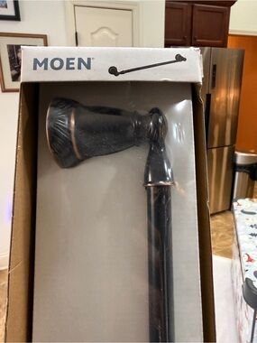Moen Oil Rubbed Bronze and Copper Accent Towel Bar